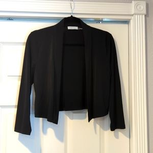 Calvin Klein Black Bolero Jacket size M